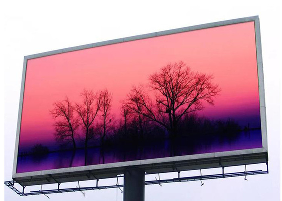 P4 P5 P8 P10 Outdoor Full Color Led Display ความสว่างสูง 6000cd
