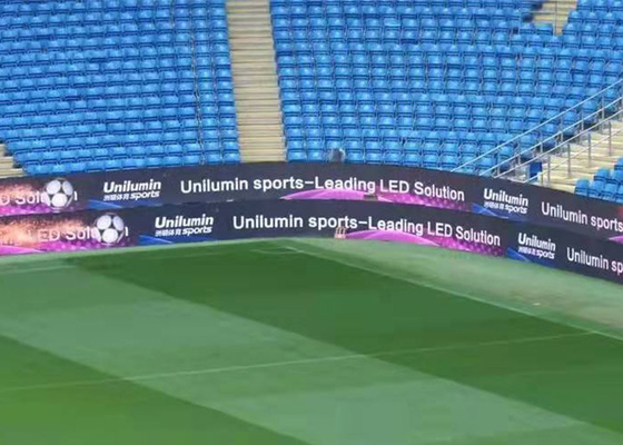 SMD3535 จอแสดงผล LED สีเต็มรูปแบบกลางแจ้ง IP65 Football Led Billboard