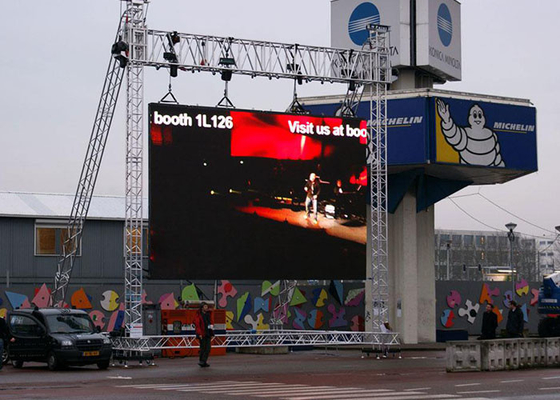 จอ LED ให้เช่ากลางแจ้งแบบเคลื่อนย้ายได้ 4.81 มม. สำหรับเวทีประกอบง่าย