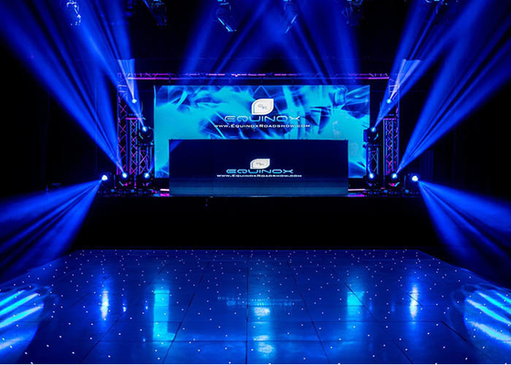 3.91 มม. 4.81 มม. RGB เช่าจอ LED ในร่มนำบอร์ดแสดงการเคลื่อนย้าย
