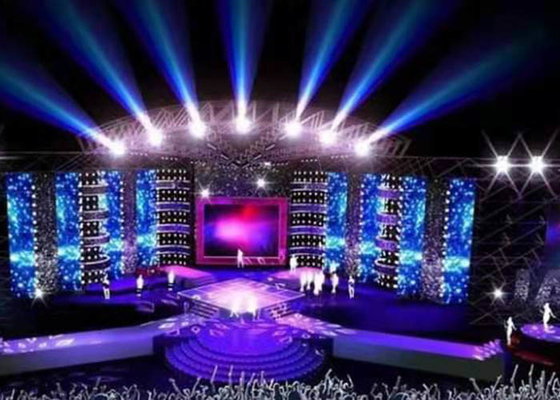 ความสว่างสูง 800nits หน้าจอ LED เวทีขนาดใหญ่ SMD2020 P2.6 P2.97