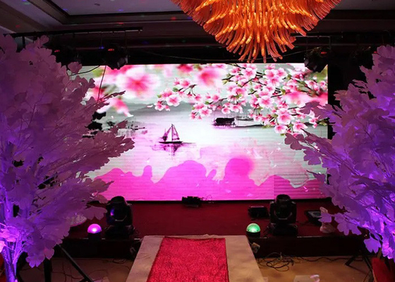P4.81 เช่าในร่ม หน้าจอ LED ติดผนัง กิจกรรมจัดเลี้ยง พื้นหลังเวที