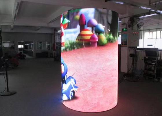 จอแสดงผล LED แบบเต็มจอสีแบบโค้งที่ยืดหยุ่น อัตราการรีเฟรช 3840Hz