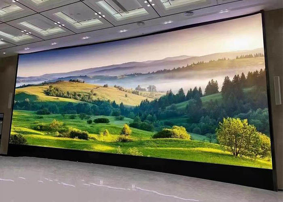หน้าจอ LED สีความละเอียดสูง 4k P2.5 หน้าจอทีวี LED ภายในอาคาร
