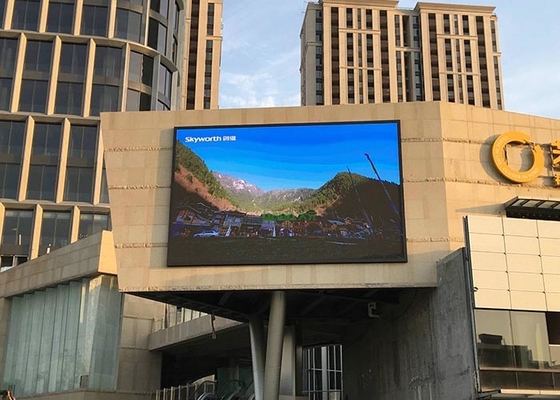 สีเต็ม โปรแกรมโฆษณากลางแจ้ง LED Display โปสเตอร์ SMD กว้าง