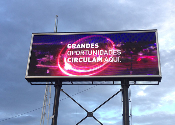 สีเต็ม โปรแกรมโฆษณากลางแจ้ง LED Display โปสเตอร์ SMD กว้าง