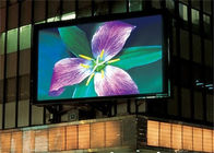 High Ash และ High Brush Ultra Thin HD การบำรุงรักษาด้านหน้าจอแสดงผล Led Display 6500cd Street Advertising