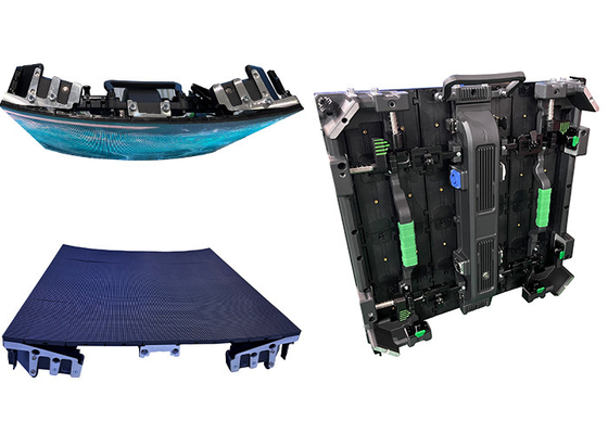 P2.6 สกรีน LED แบบโค้งในห้องพักเช่า รูปทรงวงกลม สําหรับงานฉาก
