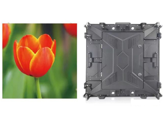 หน้าจอ LED ให้เช่าภายในและภายนอก P2.5 P3.07 P4 640*640mm อัลลูมิเนียม