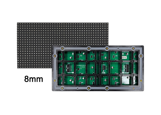 ขนาดตู้ที่กําหนดเอง โมดูล LED นอก P2.5 P4 P8 P10 สําหรับป้ายป้ายผนังภายนอก