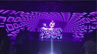 SMD Indoor Full สีดีเจบูธ Led Screen, P5 นำ DJ Facade สำหรับ Nightclub Bar