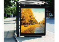 P3.91 Outdoor Full Color Led จอแสดงผล Bus Stop โคมไฟ Post Light นวัตกรรมใหม่