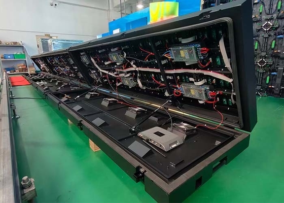 P4 ติดผนัง หน้าต่าง LED สําหรับการโฆษณา หน้าตู้ Flip ปรับปรุงตู้ก่อนฝน