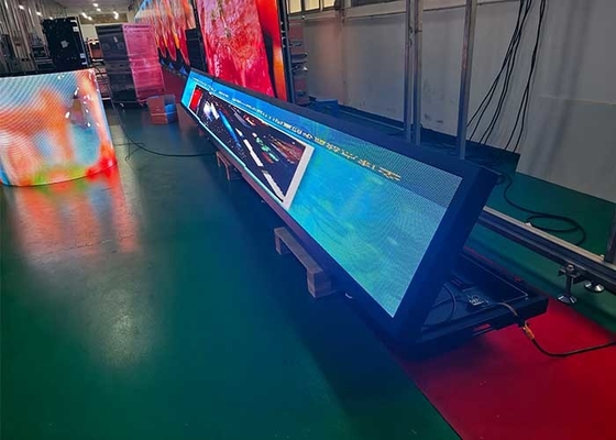 P4 แสงสว่างสูง Outdoor Electronic Advertising หน้าจอ Flip Box