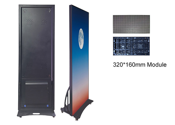 640*1920mm p1.86 โปสเตอร์ LED Display โรงงาน จําหน่าย ภายใน บิล์ดอร์
