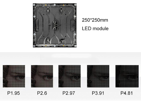 P3.91 1000*500mm ด้านใน LED Display การติดตั้งผนัง/การบํารุงรักษาด้านหน้า