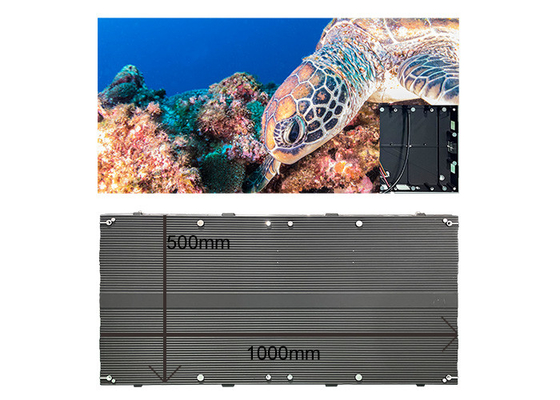 P3.91 1000*500mm ด้านใน LED Display การติดตั้งผนัง/การบํารุงรักษาด้านหน้า