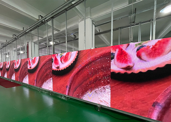 P3.91 1000*500mm ด้านใน LED Display การติดตั้งผนัง/การบํารุงรักษาด้านหน้า