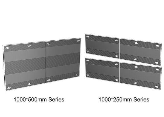 การออกแบบใหม่ บางเฉียบ 32 มม. ความหนา อะลูมิเนียมในร่ม LED Video Wall