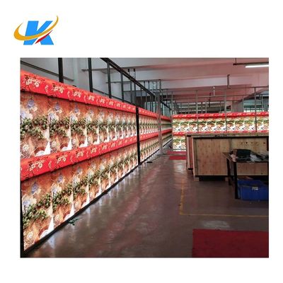 P10 ป้ายป้าย LED นอก 6500cd/sqm จอสีเต็ม