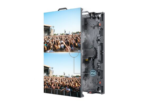 P3.91 Outdoor Rental LED Screen 500x1000mm Large Cabinet Fewer Seams for Concert Stages