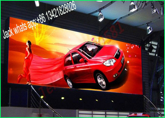 500 X 500mm HD เช่าจอแสดงผล LED แผงนำแสง RGB สำหรับงานแสดงสินค้ารถยนต์