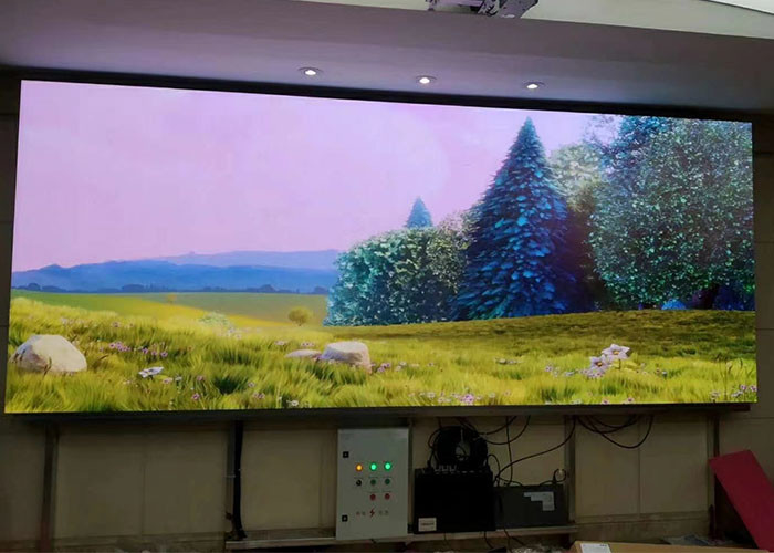 P1.5 P1.8 Fine Pitch Led Video Wall Die Casting อลูมิเนียม 600 * 337.5 มม