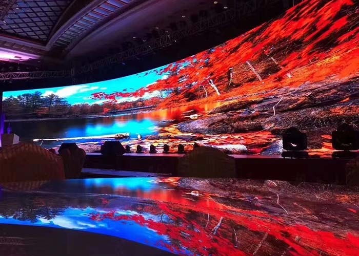 3840Hz HD P2.5 จอแสดงผล LED สีในร่มสำหรับผนังวิดีโอ LED ในห้องประชุม