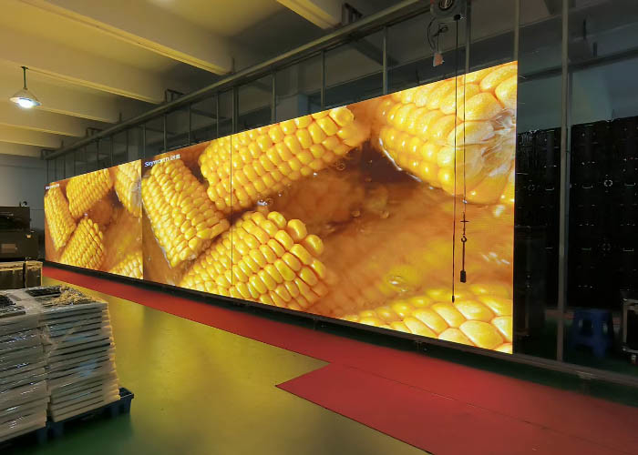 P3.91 หน้าจอ LED ขนาดใหญ่ ความสว่างสูง 500*500 มิลลิเมตร