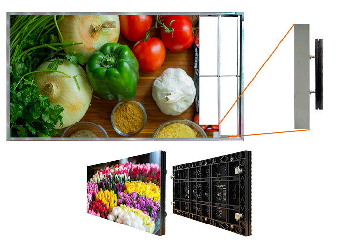 โมดูลแม่เหล็ก รูปแบบจอ LED โดยไม่มีตู้ P1.2 P1.5 P1.8 P2 P25